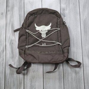 Under Armour Project Rock Backpack Brahma Bull UA Storm 15” Laptop Bag Grey